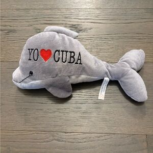 I love Cuba dolphin plush toy brand new 15”